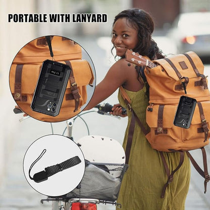 Mitywah Waterproof Case for iPhone 11 Pro, Heavy Duty Military Grade Shockproof Cover Built-in Screen Protection, Rugged Thick Full Body Protect Metal Case for iPhone 11 Pro, Black