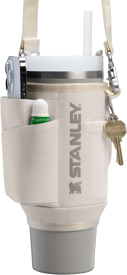 STANLEY All Day Quencher Carry All for 40 oz Tumbler with Handle | Crossbody Bag with Phone Holder Pocket, Card Sleeve & Detachable Strap | Water Bottle Carrier Bag | BPA-Free |