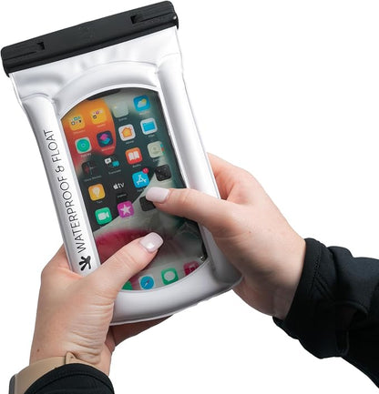 geckobrands Float Phone Dry Bag - Waterproof & Floating Phone Pouch – Fits Most iPhone and Samsung Galaxy Models
