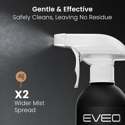 EVEO Screen Cleaner Spray - Large Screen Cleaner Bottle - TV Screen Cleaner, Computer Screen Cleaner, for Laptop, Phone, Ipad - Computer Cleaning kit Electronic Cleaner (1 Pack)