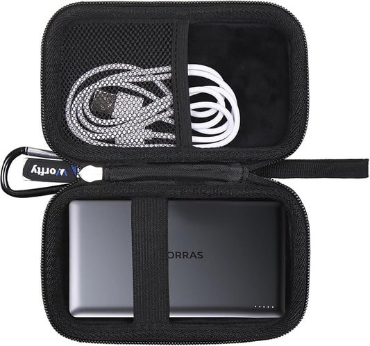 Case for TORRAS MiniMag/MiniMag Pro Power Bank 5,000mAh/10,000mAh Wireless Portable Charger - Hard Protective Travel Carrying Storage Bag (Black)