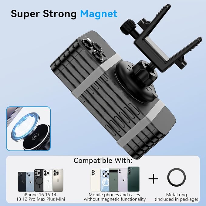 Qi2 Certified 15W Fast Charging Magnetic Wireless Phone Mount for Mercedes Benz A/B/C/E/G/GLA/GLK Car Phone Holder Accessories for MagSafe for iPhone 17 16 15 14 13 12 Pro Max Plus Mini