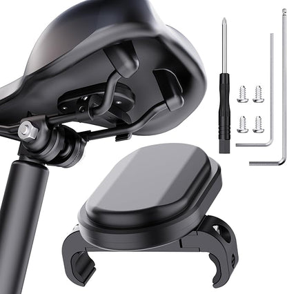 DDJ Bike Mount Compatible with Samsung Smart Tag 2/Moto Tag/AirTag Case, Hidden Under Bicycle Seat, Waterproof Anti-Theft Bike GPS Tracker Mount with Tools for Mountain Bikes, Electric Bicycle