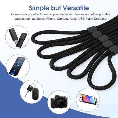 FrgKbTm Hand Wrist Strap Lanyard, Adjustable Nylon Colorful for Mobile Phone, Camara, USB Flash Drive, ID Name Tag Badge
