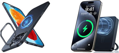 TORRAS Ostand 10,000mAh QI2 Magnetic Battery Pack with Stand & Magnetic Case — Buy Together to Save 15%