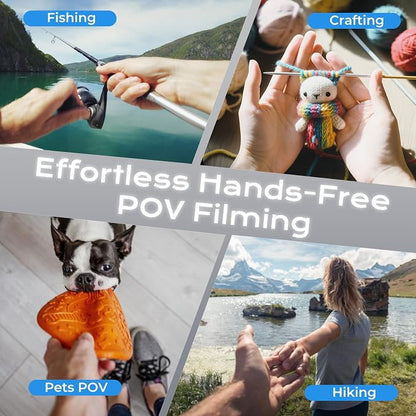 【2026 Extended Long】 Magnetic Neck Mount for Phones, 27.6" Hands-Free POV/Vlog Phone Holder for iPhone 17–12 & Android, Content Creator Essentials for Go Pro DJI, Comfortable Natural Shooting Angle
