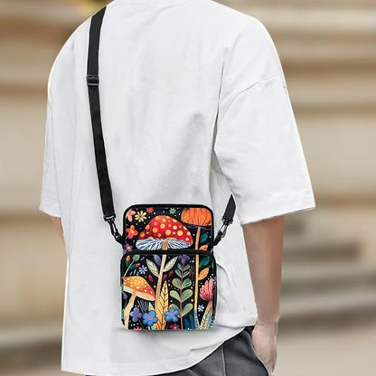Men's Crossbody Bag, Small Cell Phone Wallet, Women's Shoulder Handbag, Travel Gym Bag