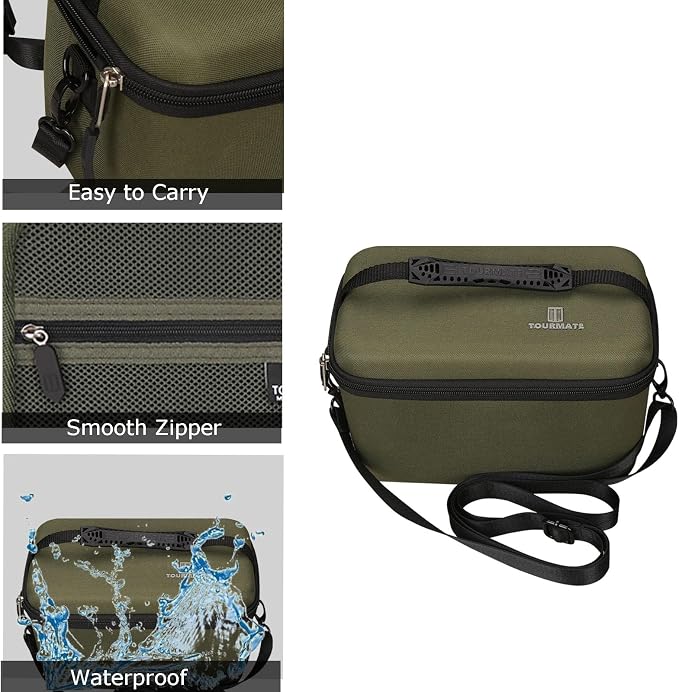 Tourmate Hard Storage Case for Anker PowerCore Reserve 192Wh Power Bank 60,000mAh LiFePO4 Portable Charger 60W Portable Power, Case Only (Army Green)
