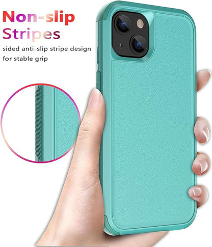 Diverbox for iPhone 13 Case [Shockproof] [Dropproof] [Dust-Proof],Heavy Duty Protection Phone Case Cover for Apple iPhone 13 (Teal)