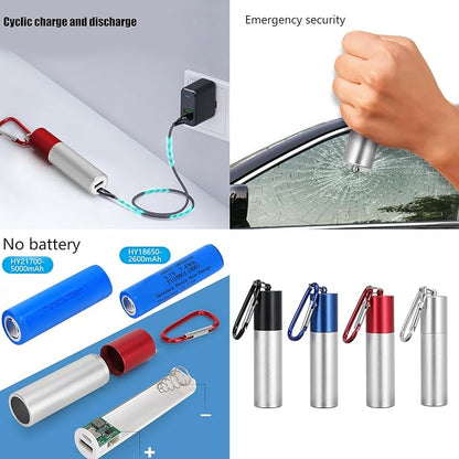 Battery Charging Case Power Case with Window Breaker Function 21700 Battery Holder USB Output Box Fast Shell