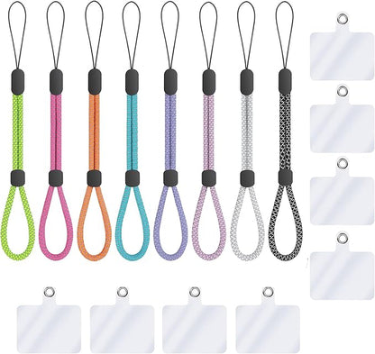 FrgKbTm Hand Wrist Strap Lanyard, Adjustable Nylon Colorful for Mobile Phone, Camara, USB Flash Drive, ID Name Tag Badge