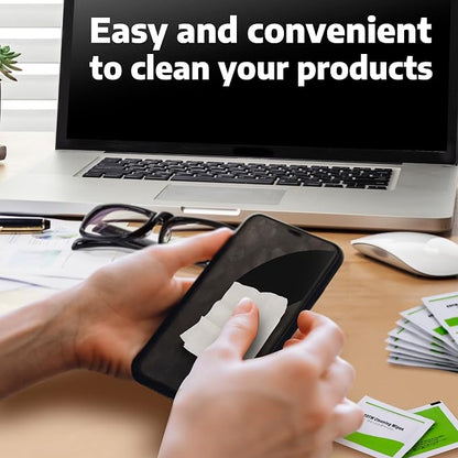 Screen Wipes Individually Wrapped, EOTW Pre-moistened Computer Phone Lens Cleaning Wipes for iPhone iPad Tablet PC Computer LED Screen, Pack of 60
