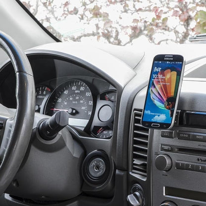 Scosche MAGFMB MagicMount Magnetic Car Phone Holder - Strong Magnet Mount for iPhone/Android - Secure Magnetic Cell Phone Mount for Flat Surfaces - Universal 360° Adjustable Mobile Cellphone Holder