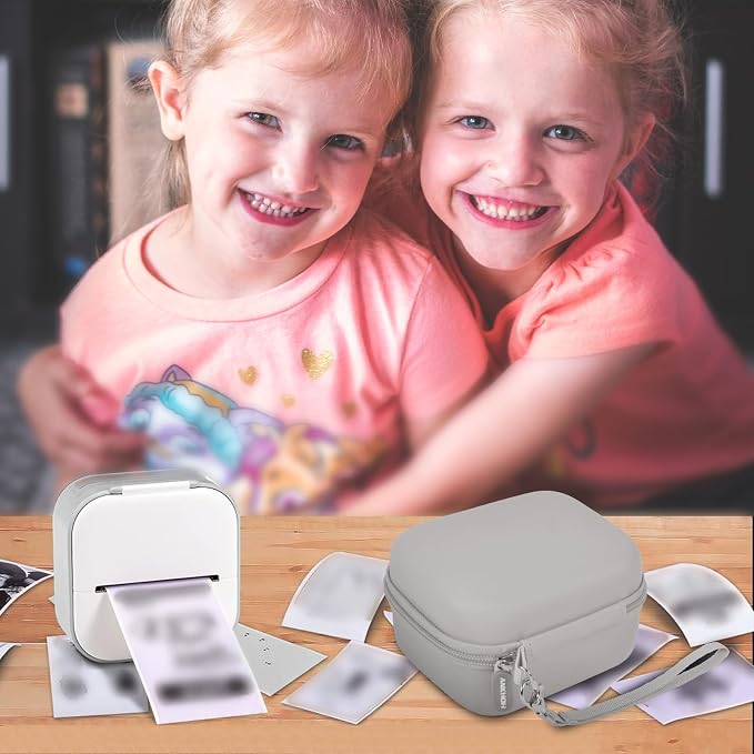 Travel Case for UCOMX for Nano/for Iseyyox/for LISEN/for RTOPS 3 in 1 Wireless Charger, Foldable Magnetic Charging Station Storage Holder Bag for Fast Charge Pad Cable and Adapter(2-Packs)