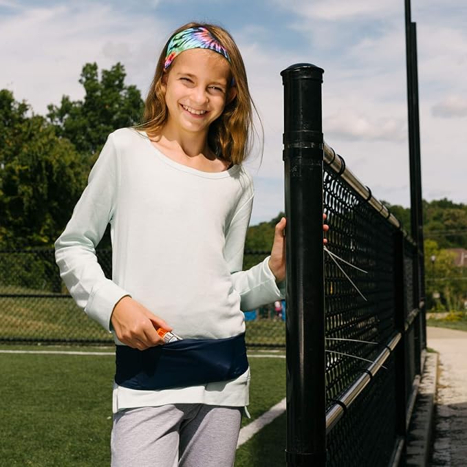 BANDI KIDS Pocket belt for Medical, Sports, Play Comfortable fit Adjustable waist pack, Made In USA