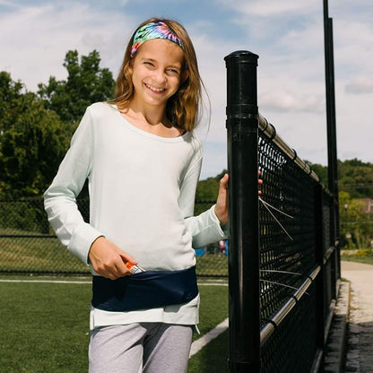 BANDI KIDS Pocket belt for Medical, Sports, Play Comfortable fit Adjustable waist pack, Made In USA