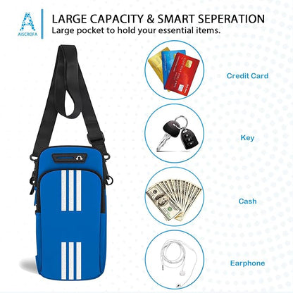 Running Armband, Cell Phone Purse Small Crossbody Bags for Women Men Kids Pouch for iPhone 15/14/13 pro/Plus/xs/xr/xs max, Galaxy S22 Ultra and More