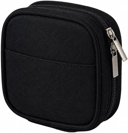 Mini Travel Carry Storage Case, Portable Charger Case Organizer, Small Pouch Compatible with MacBook Power Adapter, Tech Bag for Laptop Accessories Cables, Cords, USB Drives, Power Bank, Earphones