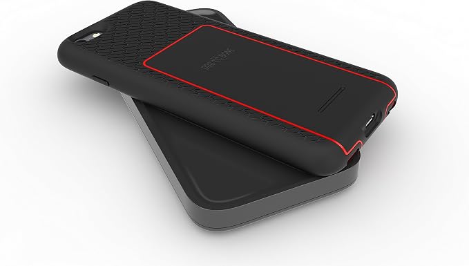 Dog & Bone Battery Charger Case for Apple iPhone 6 / 6S - Retail Packaging - Tread Red