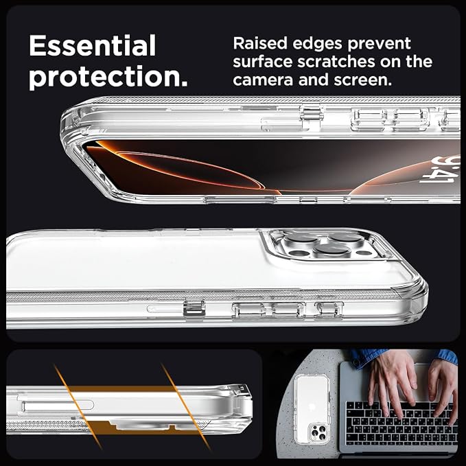 AICase for iPhone 16 Pro Max Case Clear 3 in 1 Heavy Duty Drop Protection Full Body Rugged Shockproof/Dust Proof 3-Layer Military Protective Tough Durable Cover for iPhone 16 Pro Max 6.9"_1