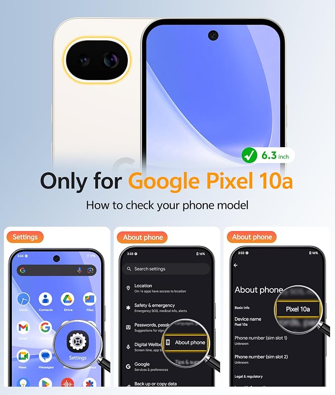 FNTCASE for Google Pixel 10a Case: [Compatible with Magsafe] Translucent Matte Cases with [Screen Protector] Military Grade Shockproof Protective Magnetic Phone Cover for Pixel 10A - Ultramarine