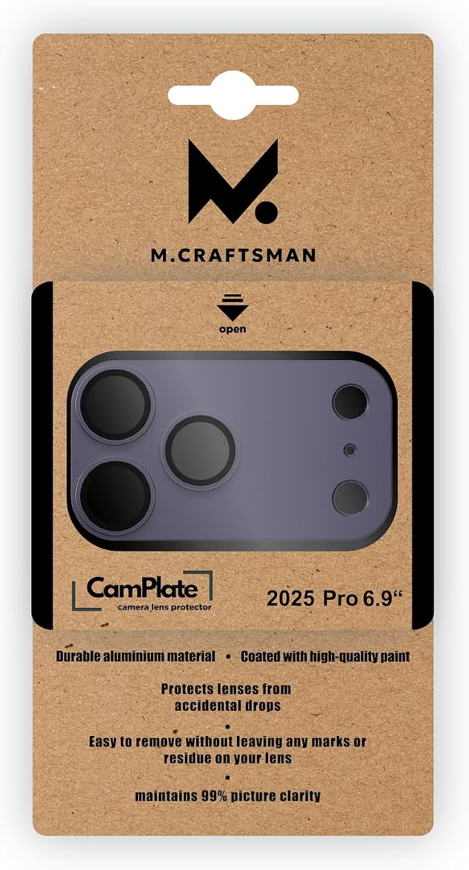 for iPhone 17 Pro Max Camera Lens Protector | Aerospace-Grade Aluminium | Full Protective Cover | Anti-Glare Sapphire Glass | Colour-Matched Finish Pacific Blue