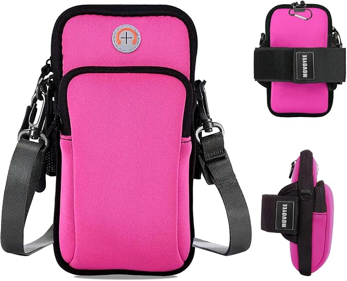 Phone Holder for Running Armband Cell Phone Holder, Small Purses for Women Crossbody Bags Kids,iPhone 17 16 16e 15 14 13 12 11 Pro Max Xs Xr X Plus Mini Galaxy Ultra S26 S25 Note Gym Arm Band