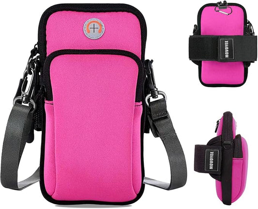Phone Holder for Running Armband Cell Phone Holder, Small Purses for Women Crossbody Bags Kids,iPhone 17 16 16e 15 14 13 12 11 Pro Max Xs Xr X Plus Mini Galaxy Ultra S26 S25 Note Gym Arm Band