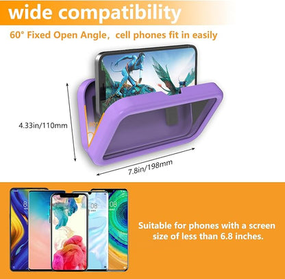 Waterproof Shower Phone Holder,360° Rotation Shower Phone Case, Angle Adjustable, Anti-Fog High Sensitivity,for Bathroom,Batheub, Kitchen Wall,Compatible with 4" - 6.8" Cell Phones