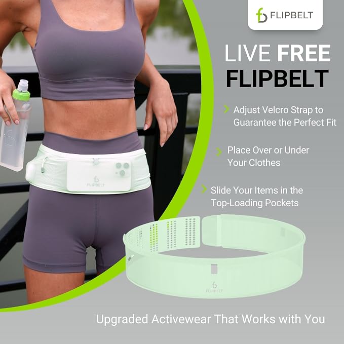 FlipBelt Air Adjustable - Spring Mint - MXL