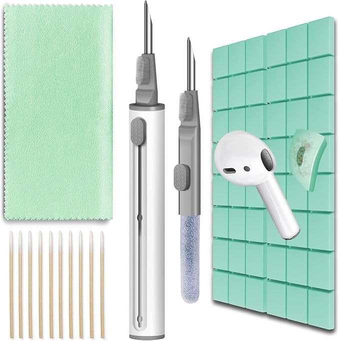 Cleaning Putty, Phone Cleaning Kit with Clean Pen, Remove Ear Wax & Dirt & Gunk from Device's Small Crevices, for AirPod Cleaner Kit for Airpods Charging Case/Headphones/Electronics