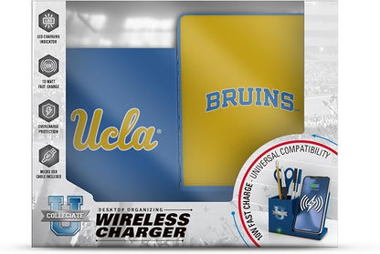 SOAR NCAA Unisex Wireless Charging Stand with Desktop Organizer