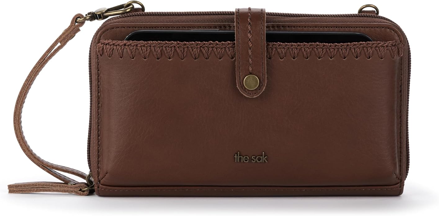 The Sak Iris Smartphone Crossbody Purse - Small Women's Cellphone Bag & Wallet For Everyday- Convertible Wristlet With Zipper