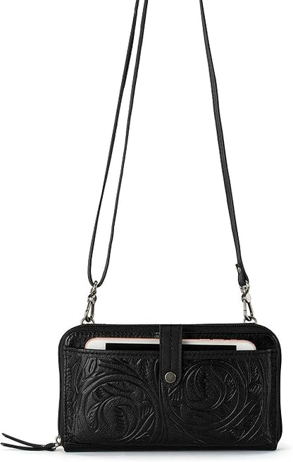 The Sak Iris Smartphone Crossbody Purse - Small Women's Cellphone Bag & Wallet For Everyday- Convertible Wristlet With Zipper