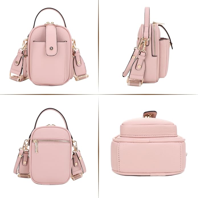 Mali+Lili Gail Vegan Leather Multi Compartment Crossbody Bag