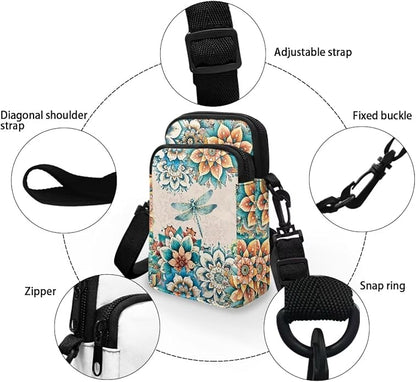 DISNIMO Small Crossbody Bags for Women Trendy Cross Body Cell Phone Shoulder Bags Purses with Adjustable Strap