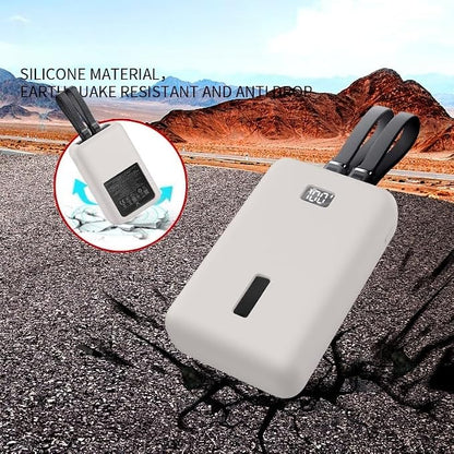 Soft Durable Protective Sleeve for Anker Zolo 20000 mAh 30W Case Dust-Proof Anti-Scratch Shockproof Bump-Resistant Damage-Proof Full Protection Cover Shell Accessories (Black)