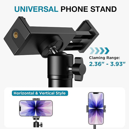 InnoGear Webcam Stand, 31" Telescopic Webcam Mount Vlogging Stick with Phone Holder Web Cam Stand for Logitech Webcam C922 C930e C920S C920 C615 C960 C920x BRIO 4K NexiGo N60, Phones, Cameras