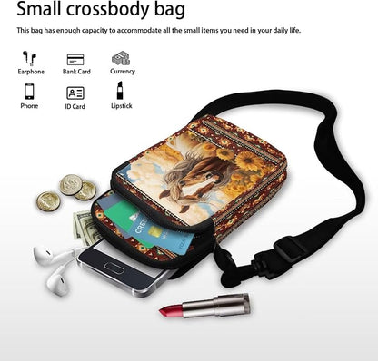 DISNIMO Small Crossbody Bags for Women Trendy Cross Body Cell Phone Shoulder Bags Purses with Adjustable Strap