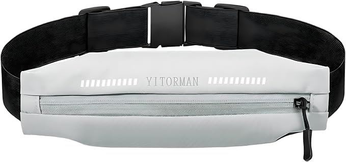 Running belts for women & Men,Slim running belt, Running belt for phone,phone pouch belt for walking,working,Travel Money Belt Running Gear Accessories Fits ALL Phones (Grey)