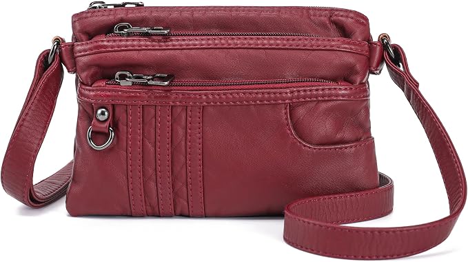 MINICAT Multiple Pockets Small Crossbody Purse Cell Phone Purse Shoulder Bags for Women Cross Body Bag for Woman