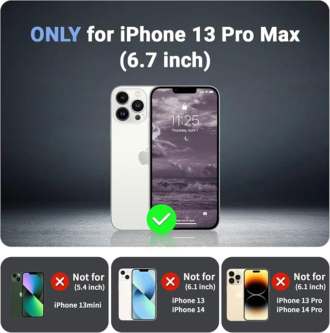 jaroco Magnetic for iPhone 13 Pro Max Case, [Compatible with MagSafe][Military Grade Drop Protection][Heavy Duty Protection][Non-Slip][Shockproof] 2-Layer Durable Bumper Phone Case 6.7''-Wine Red