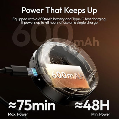 ULANZI ML05 Phone Light, Dual-Sided Magnetic Cell Phone Selfie Lights for iPhone/Android, 9000K CRI≥97 360° Smartphone LED Beauty Ring Fill Light for Computer, Laptop, Webcam, Video Recording, Photo