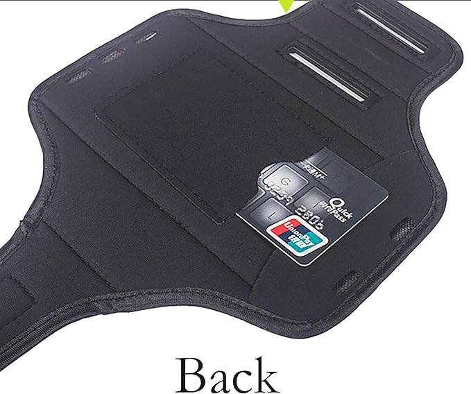 Waterproof Cell Phone Armband, 6.8 Inch x 3.2 Inch Enlarge Phone Bag Phone for Running, Footing, Sports and Mountaineering (Black)