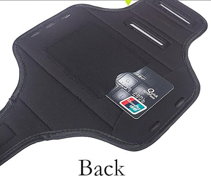 Waterproof Cell Phone Armband, 6.8 Inch x 3.2 Inch Enlarge Phone Bag Phone for Running, Footing, Sports and Mountaineering (Blue)