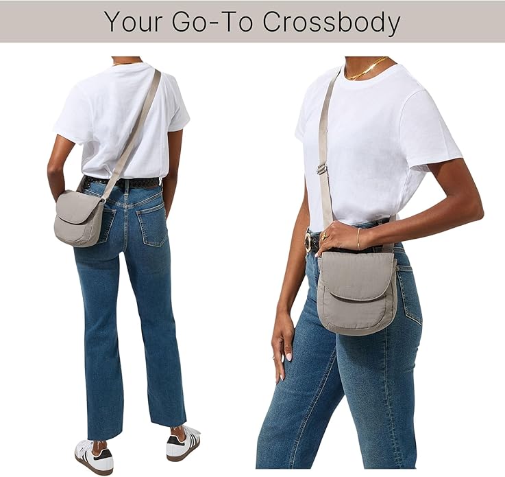 Baggallini Swift Flap Mini Crossbody - 6.3"x7" Lightweight Small Travel Purse with Crossbody Strap and RFID