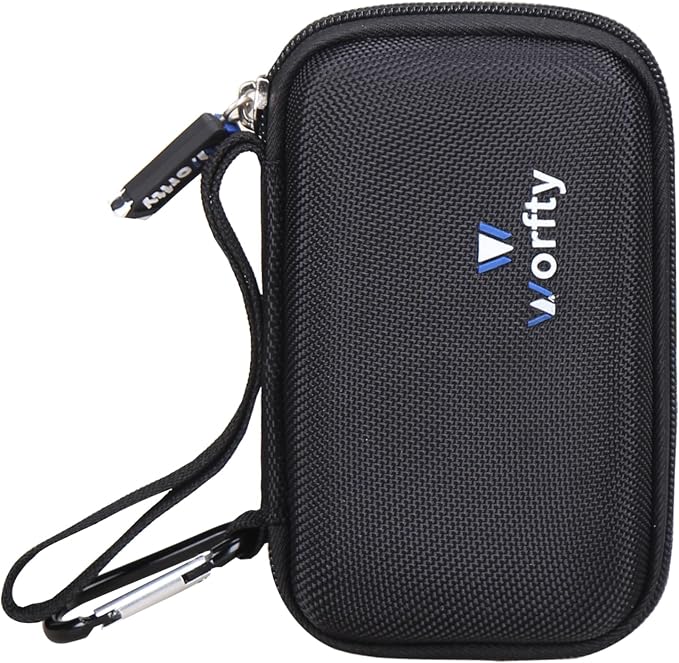Case for TRKOY Magsafe Portable Charger(W5)/ Baseus Picogo Qi2.2 25W(E0028V00)/Qi2 15W Magsafe(PPKPC-1027G) - Travel Protective Carrying Storage Bag (Black)