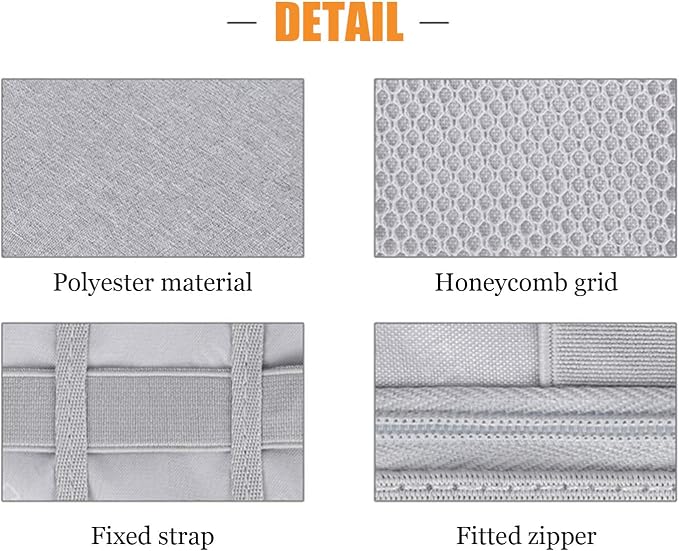 Electronics Organizer, Jelly Comb Electronic Accessories Case Portable Double Layer Cable Storage Bag for Cell Phone, Data Line, Power Bank, USB Flash Drive and More (Gray, Double layer/Small)