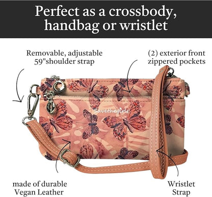 Save the Girls Cell Phone Purse - Touch Screen Women’s Crossbody Bag - Clutch Purses for Women (Bella) | Touch Screen, for Women