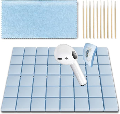 Cleaning Putty, Phone Cleaning Kit, Remove Ear Wax& Dirt& Gunk from Device's Small Crevices, for AirPod Cleaner Kit for Airpods Charging Case/Headphones/Phone/Electronics(Blue)